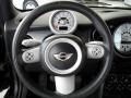 2005 Mini Cooper Space Grey/Panther Black Interior Steering Wheel Photo