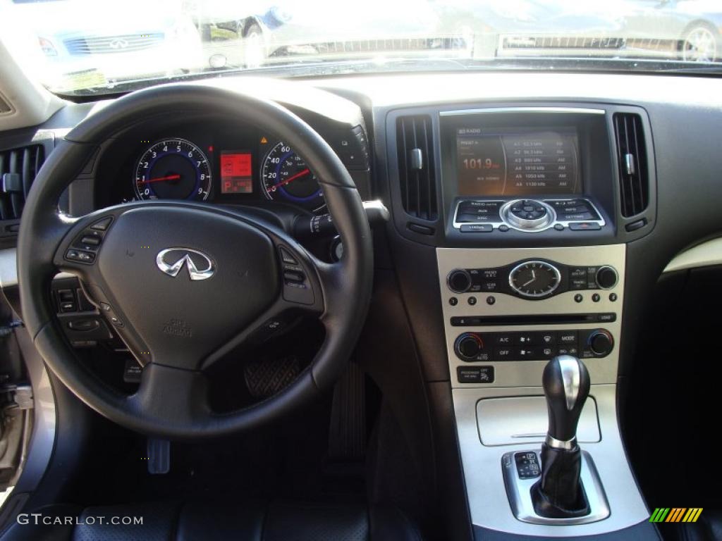 2008 Infiniti G 35 x Sedan Graphite Dashboard Photo #39523361