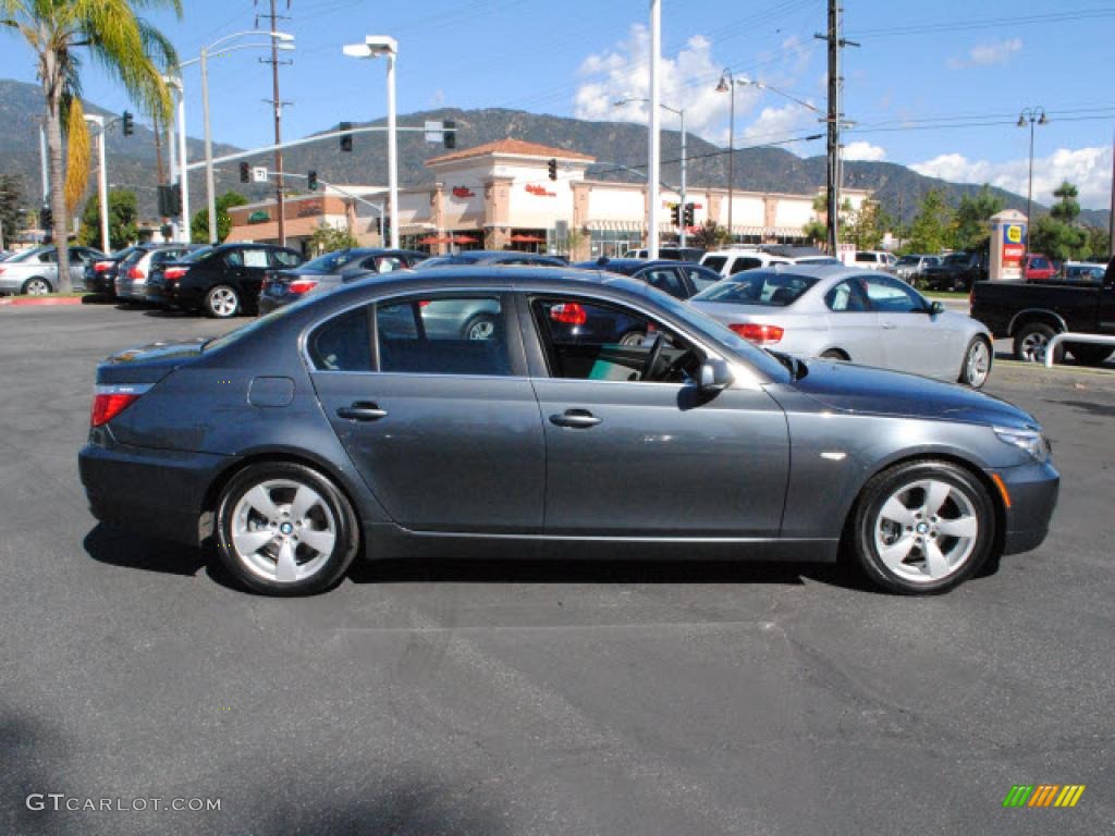 Platinum Grey Metallic 2008 BMW 5 Series 528i Sedan Exterior Photo #39523553