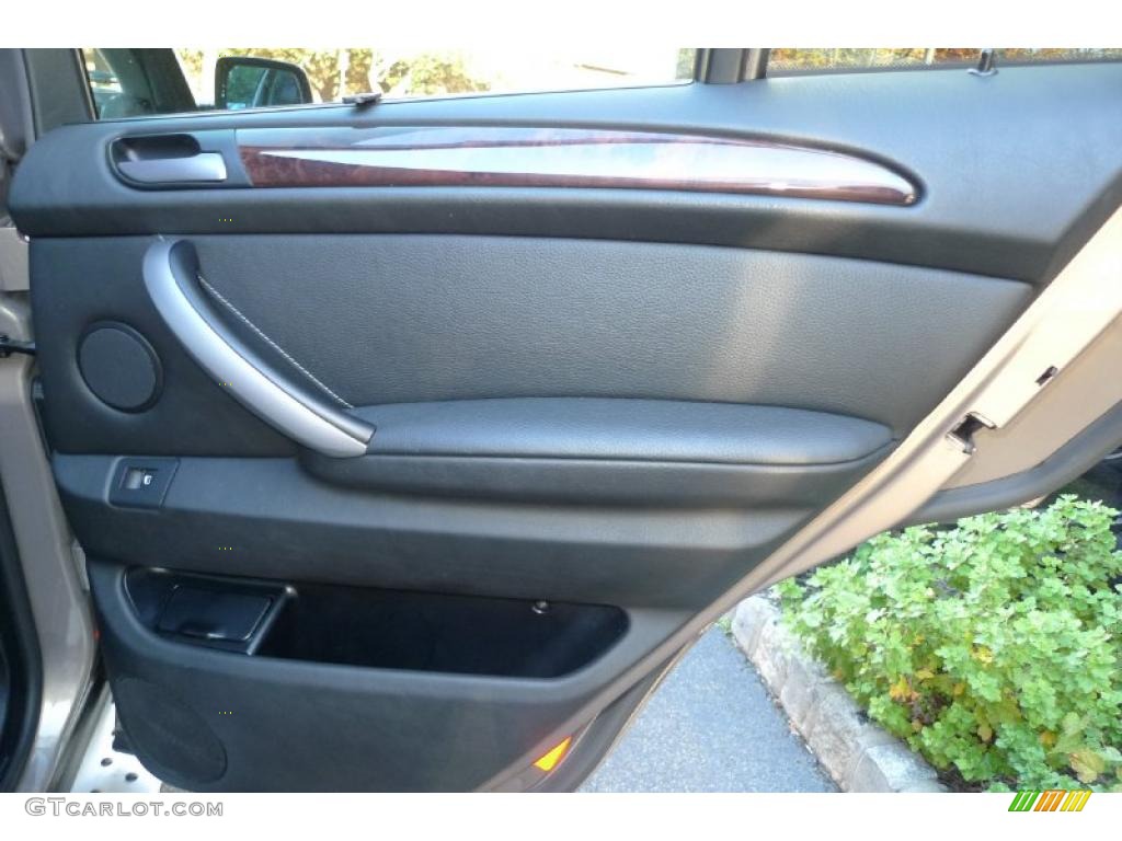 2006 BMW X5 3.0i Black Door Panel Photo #39523873