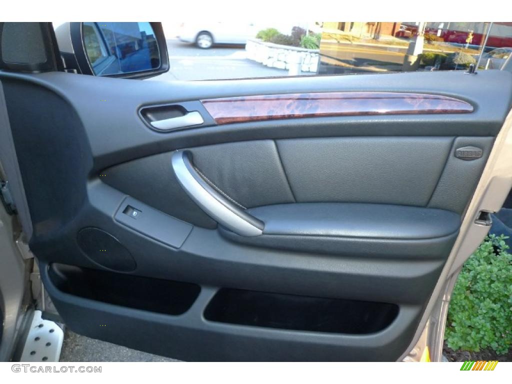 2006 BMW X5 3.0i Black Door Panel Photo #39523933