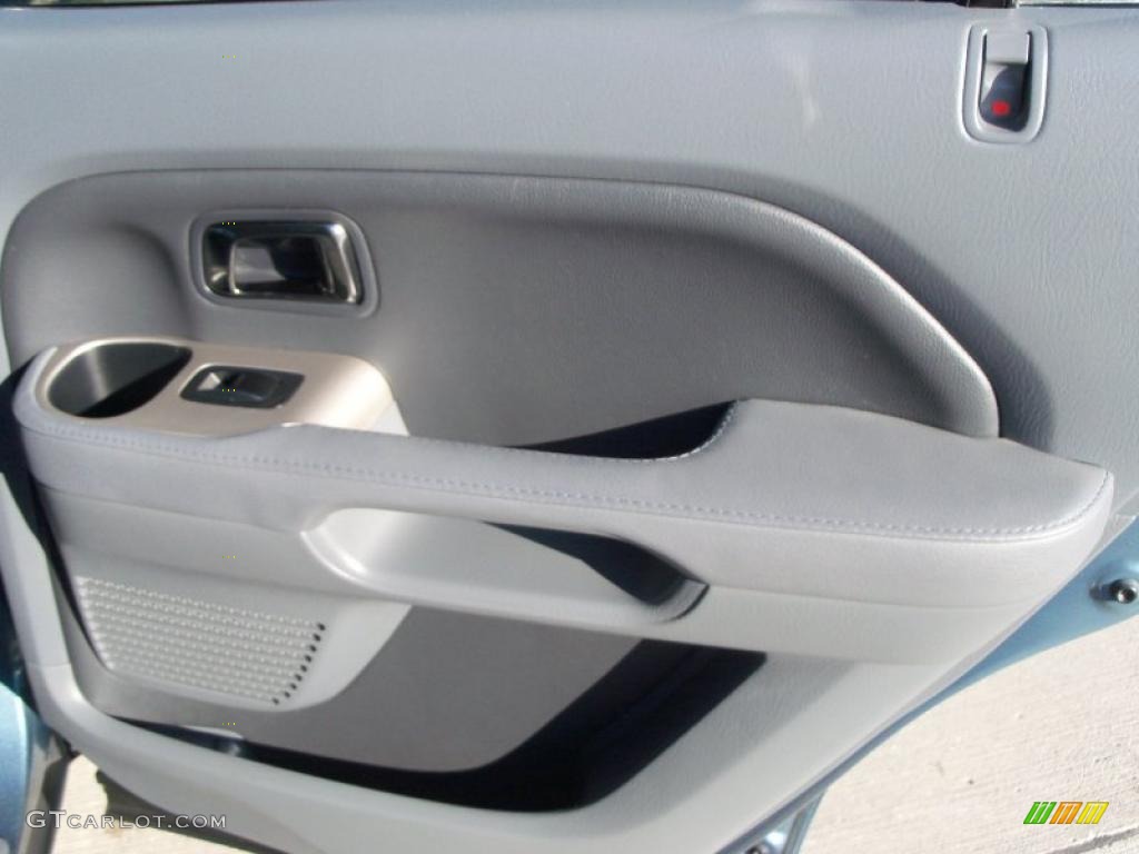 2008 Pilot EX-L 4WD - Steel Blue Metallic / Gray photo #14