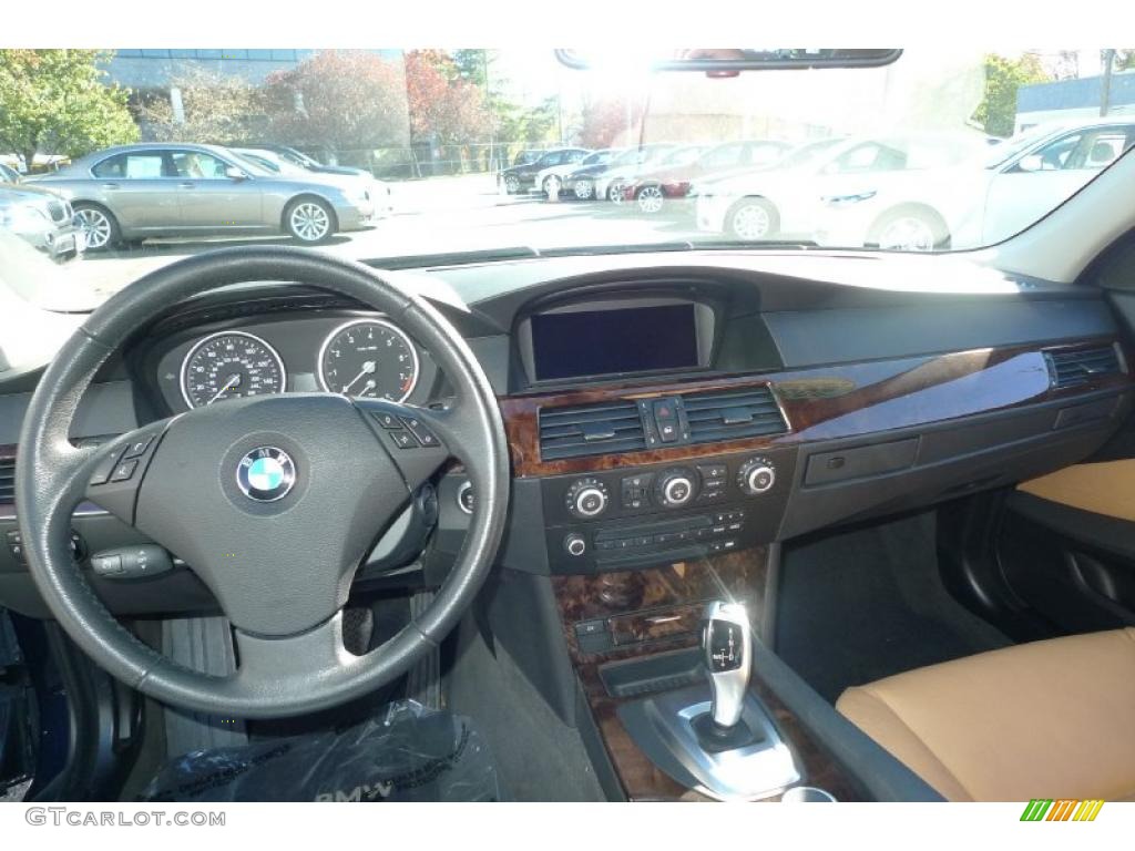 Natural Brown Interior 2008 BMW 5 Series 528xi Sedan Photo #39524969
