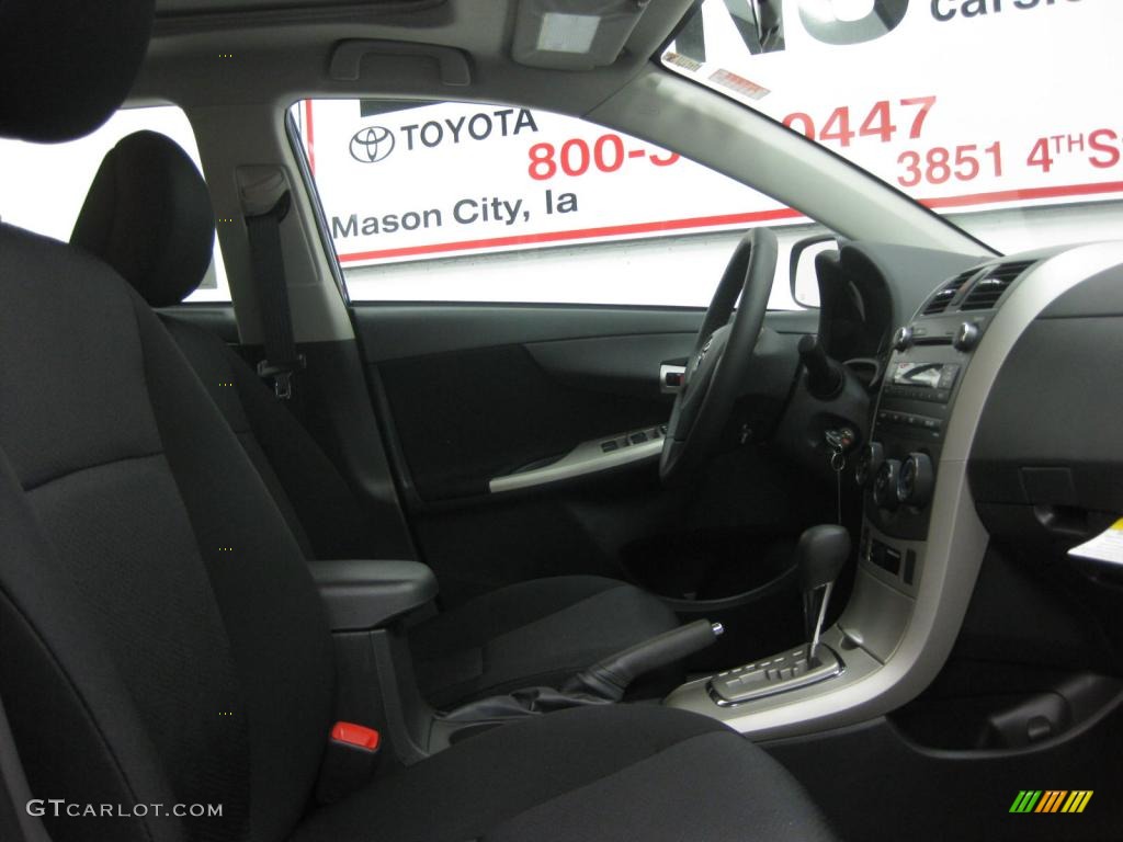 Dark Charcoal Interior 2010 Toyota Corolla S Photo #39526085