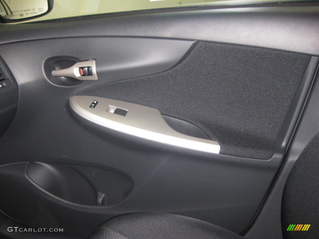 2010 Toyota Corolla S Dark Charcoal Door Panel Photo #39526493