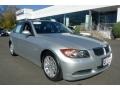 Titanium Silver Metallic 2007 BMW 3 Series 328xi Sedan Exterior