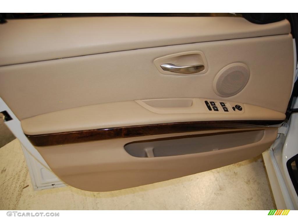 2009 BMW 3 Series 328i Sedan Beige Door Panel Photo #39526713