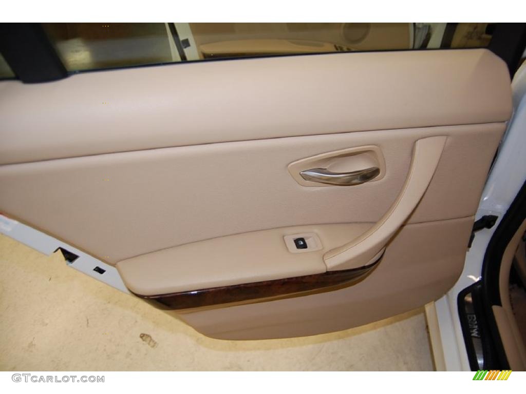 2009 BMW 3 Series 328i Sedan Beige Door Panel Photo #39526797