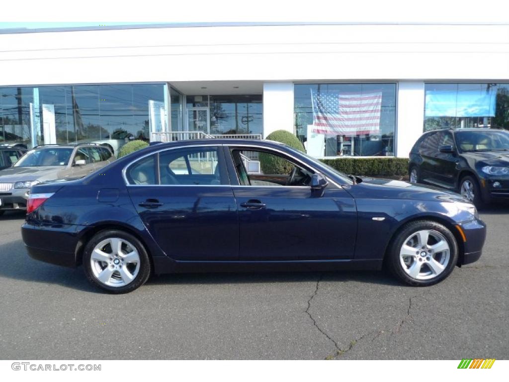 Monaco blue bmw 5-series #4