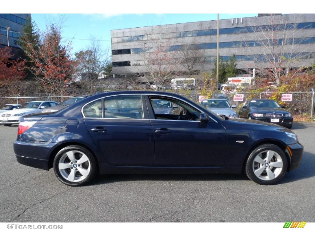 Monaco Blue Metallic 2008 BMW 5 Series 528xi Sedan Exterior Photo #39528425