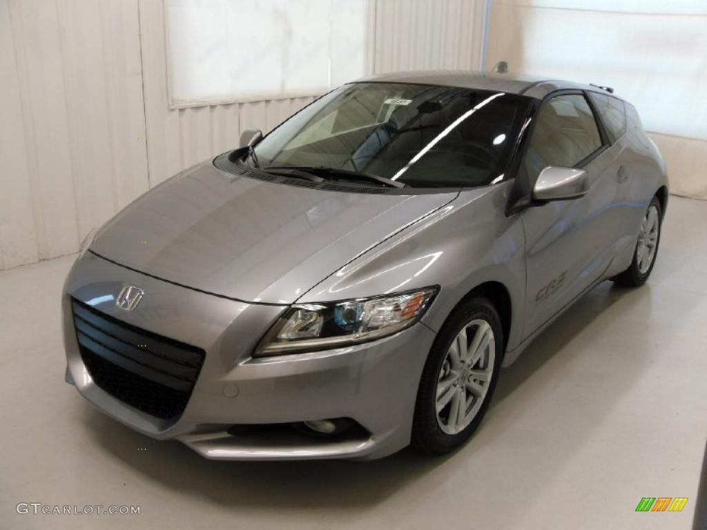 Storm Silver Metallic 2011 Honda CR-Z EX Sport Hybrid Exterior Photo #39528445