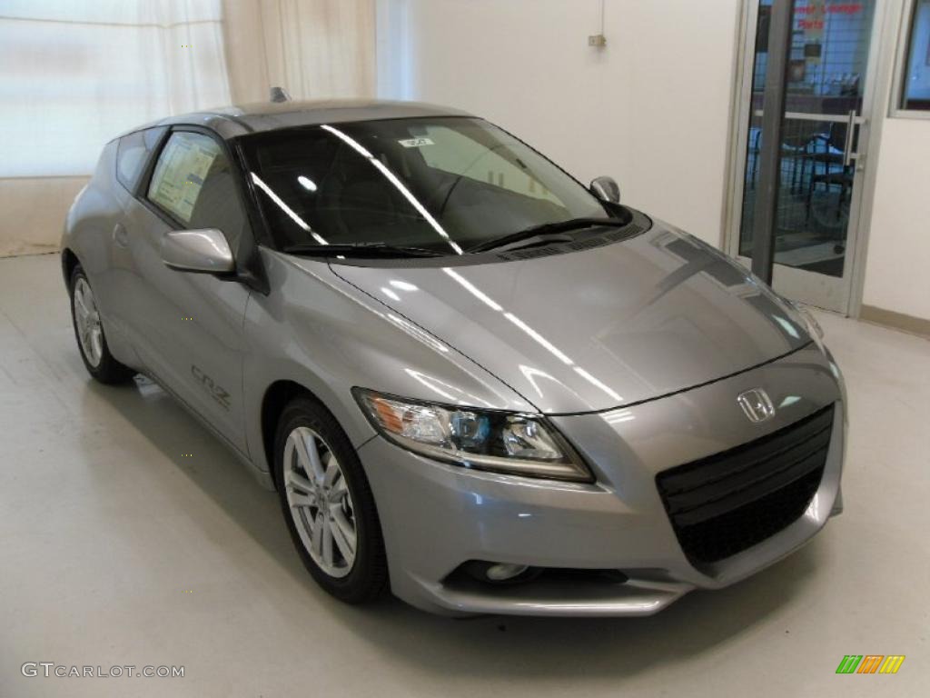 Storm Silver Metallic 2011 Honda CR-Z EX Sport Hybrid Exterior Photo #39528509