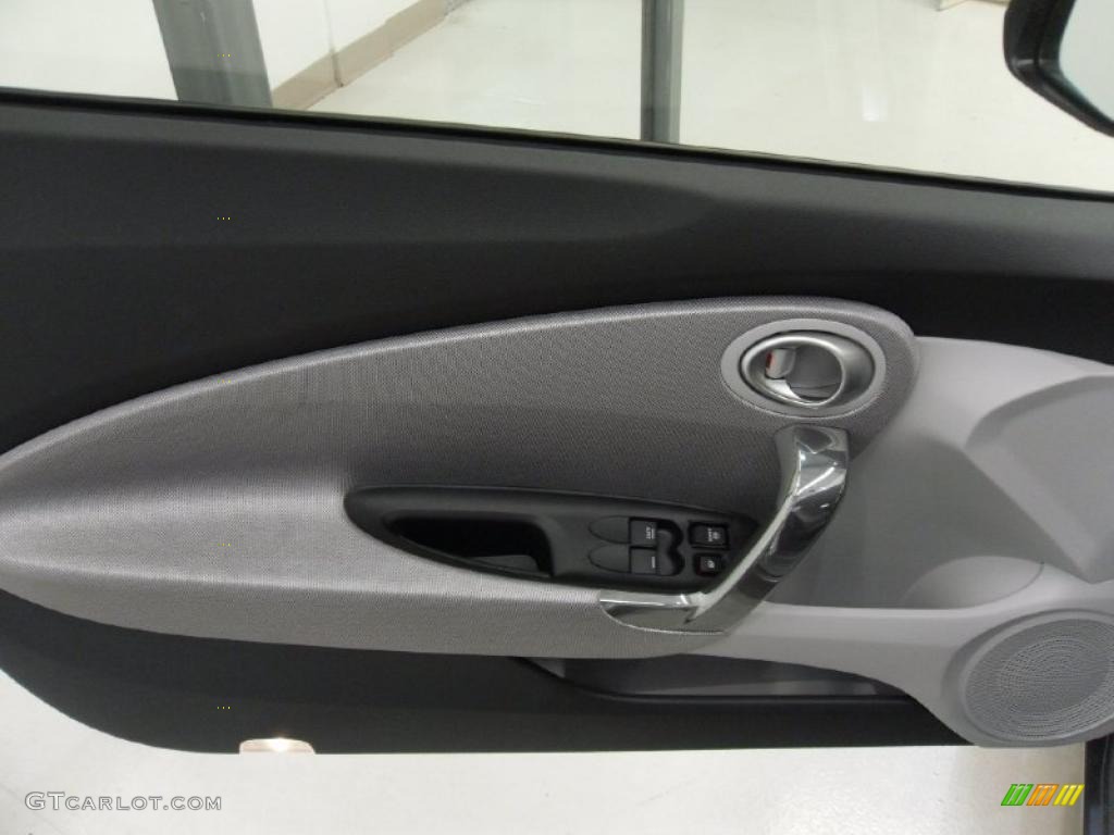 2011 Honda CR-Z EX Sport Hybrid Gray Fabric Door Panel Photo #39528589