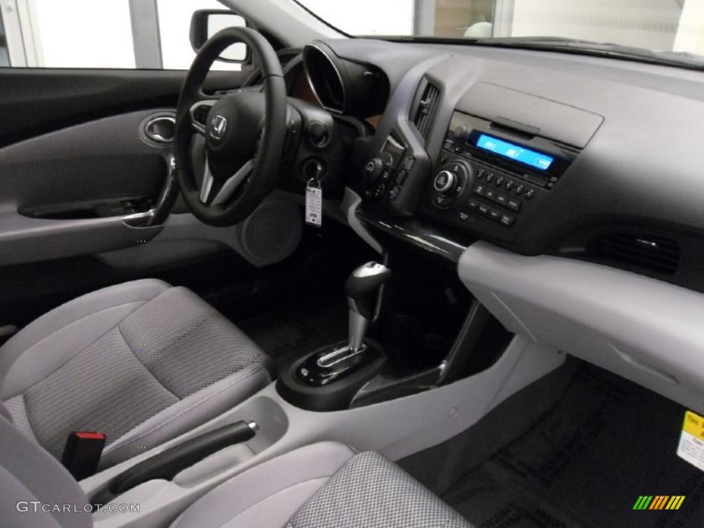 Gray Fabric Interior 2011 Honda CR-Z EX Sport Hybrid Photo #39528797