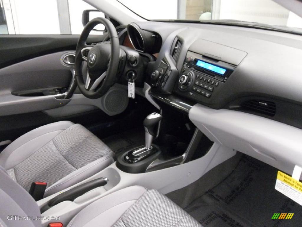 Gray Fabric Interior 2011 Honda CR-Z EX Sport Hybrid Photo #39528821