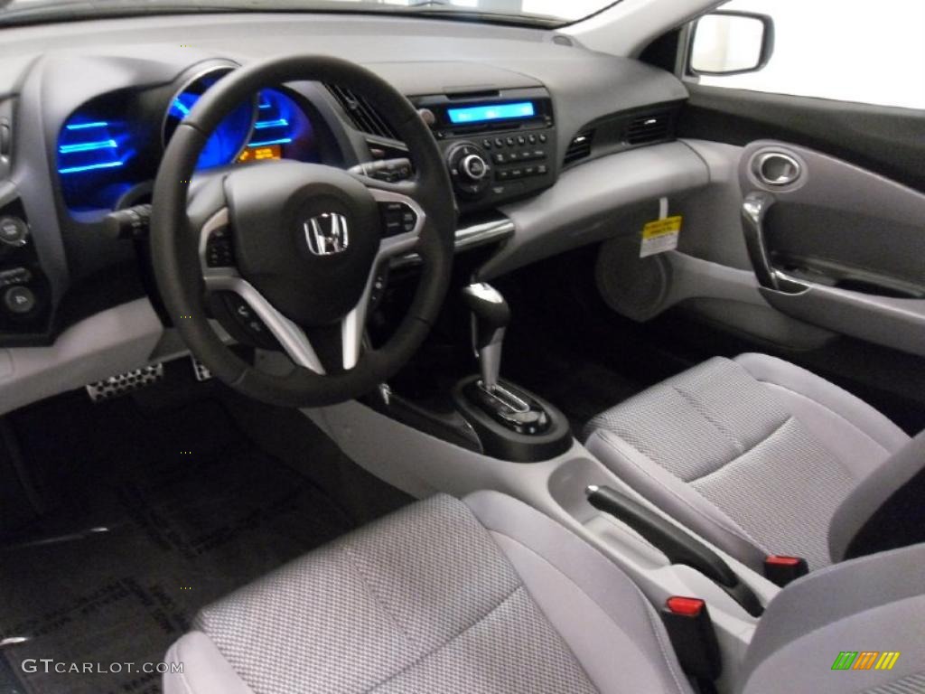 Gray Fabric Interior 2011 Honda CR-Z EX Sport Hybrid Photo #39528897