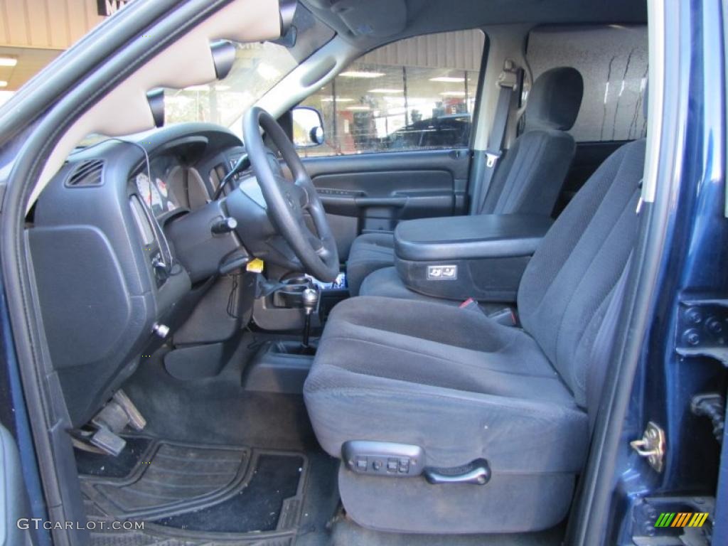Dark Slate Gray Interior 2003 Dodge Ram 2500 SLT Quad Cab 4x4 Photo #39529461