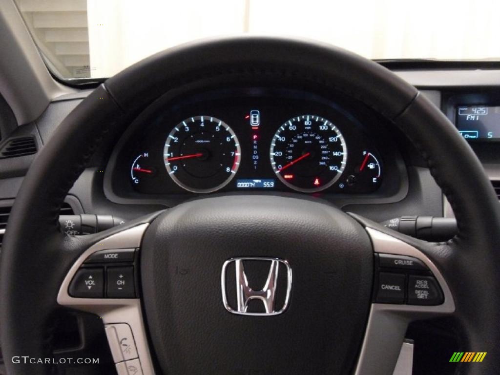 2011 Accord EX-L V6 Sedan - Celestial Blue Metallic / Black photo #17