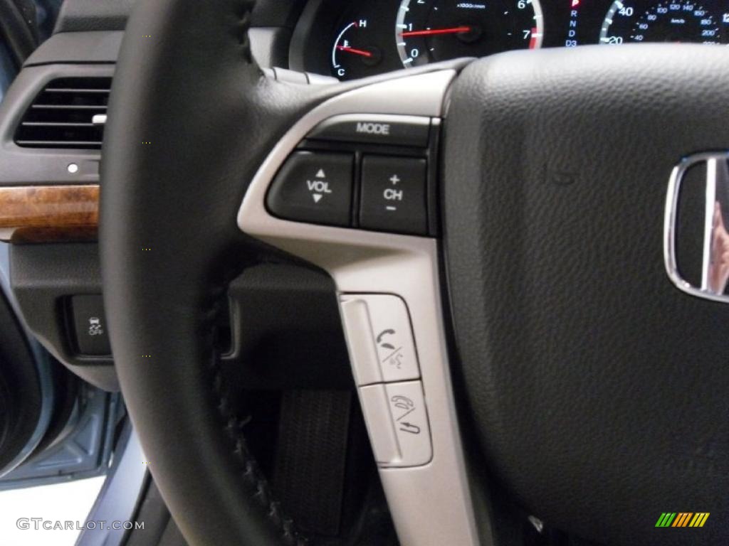 2011 Accord EX-L V6 Sedan - Celestial Blue Metallic / Black photo #18