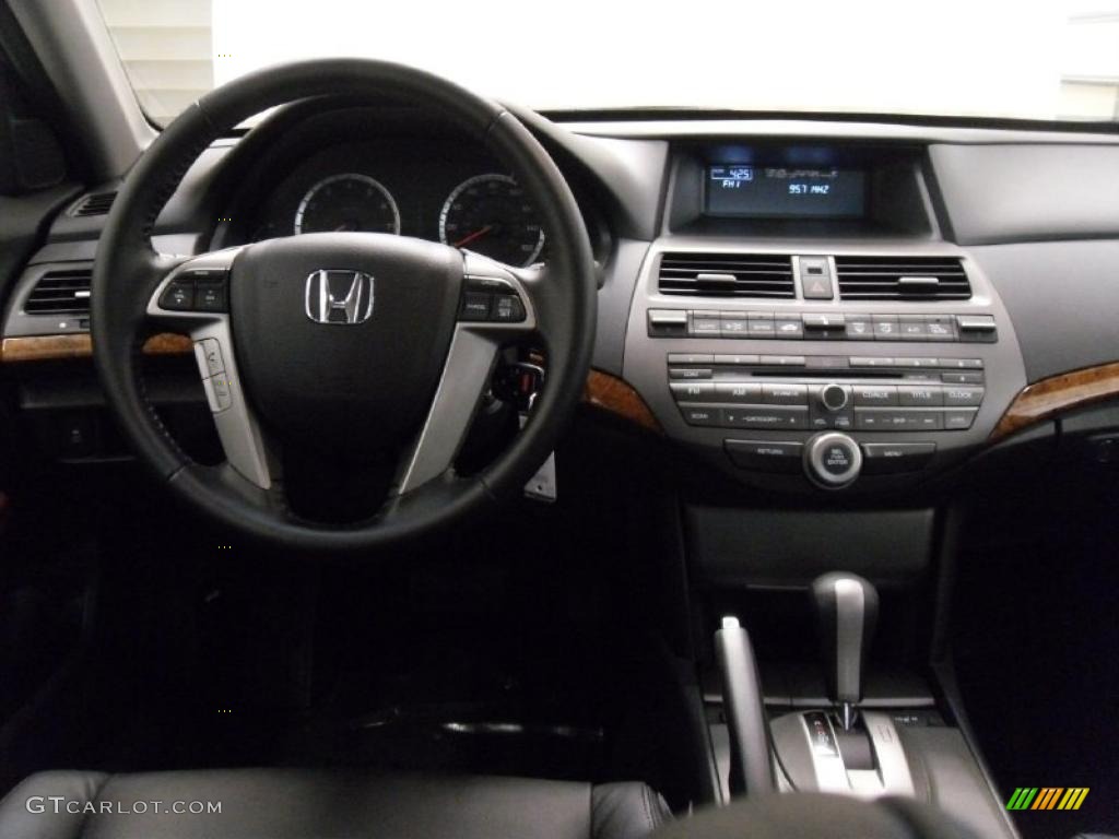 2011 Honda Accord EX-L V6 Sedan Black Dashboard Photo #39529673