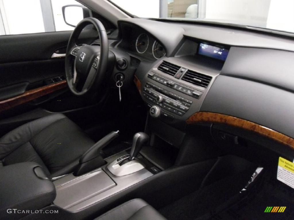 Black Interior 2011 Honda Accord EX-L V6 Sedan Photo #39529753