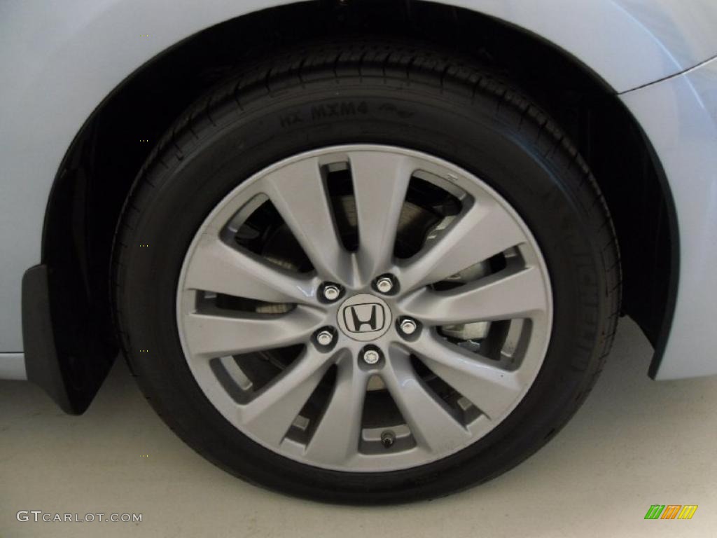 2011 Accord EX-L V6 Sedan - Celestial Blue Metallic / Black photo #30