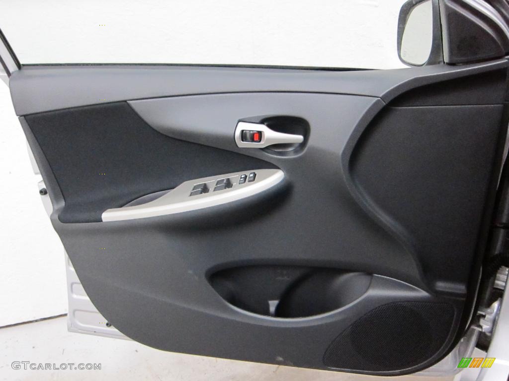 2010 Toyota Corolla S Dark Charcoal Door Panel Photo #39530177