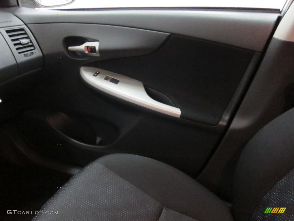 2010 Toyota Corolla S Dark Charcoal Door Panel Photo #39530545