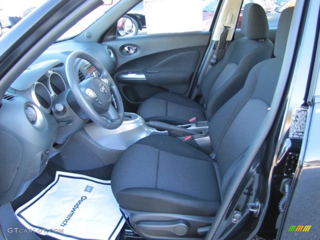 Black/Silver Trim Interior 2011 Nissan Juke S Photo #39530921