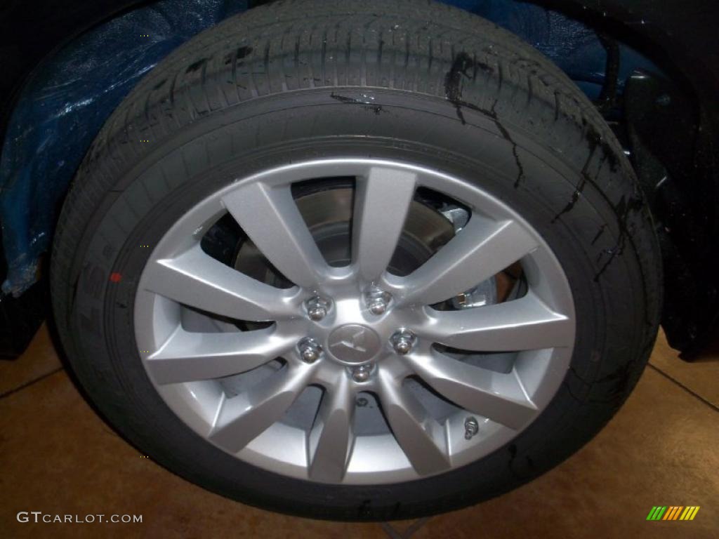 2011 Outlander Sport SE 4WD - Cosmic Blue Metallic / Black photo #11