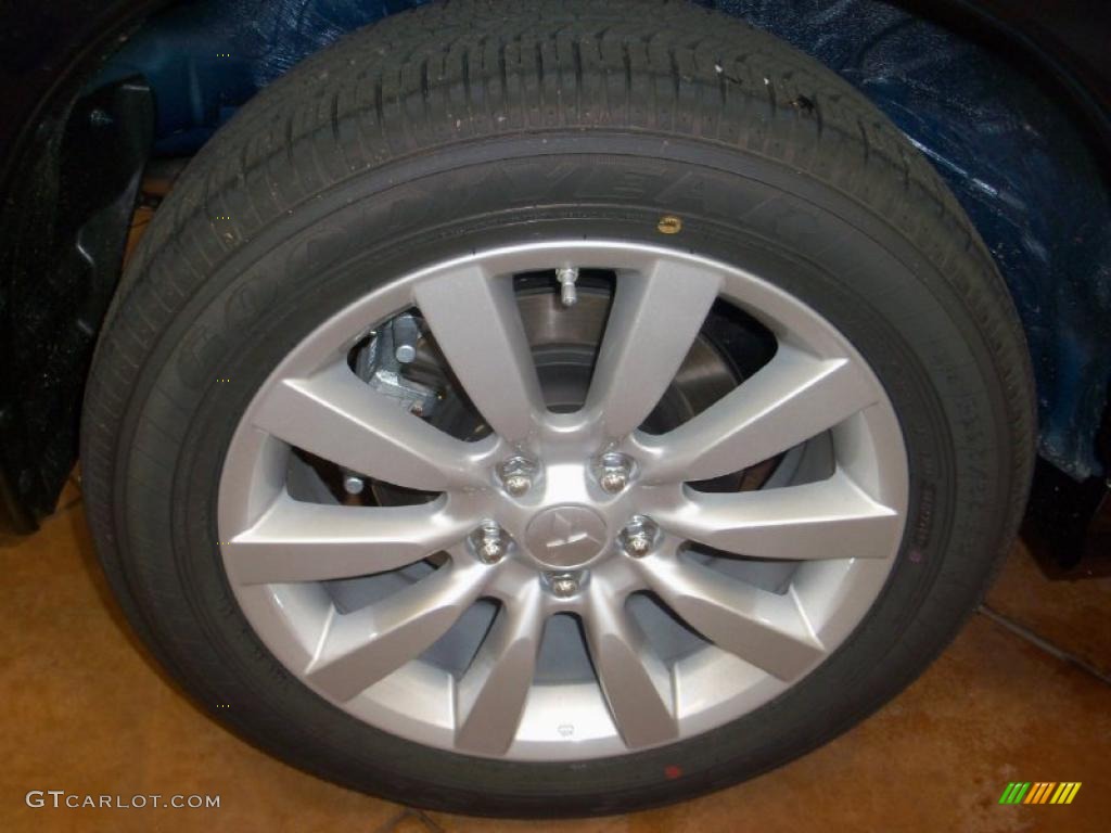 2011 Outlander Sport SE 4WD - Cosmic Blue Metallic / Black photo #12