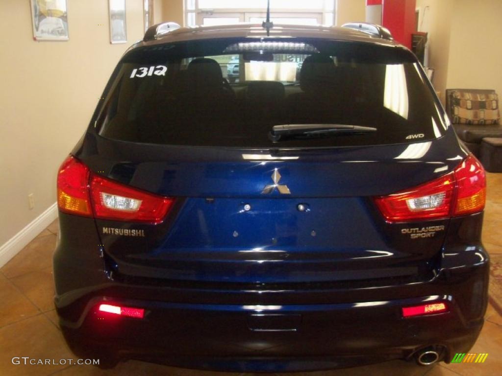 2011 Outlander Sport SE 4WD - Cosmic Blue Metallic / Black photo #15