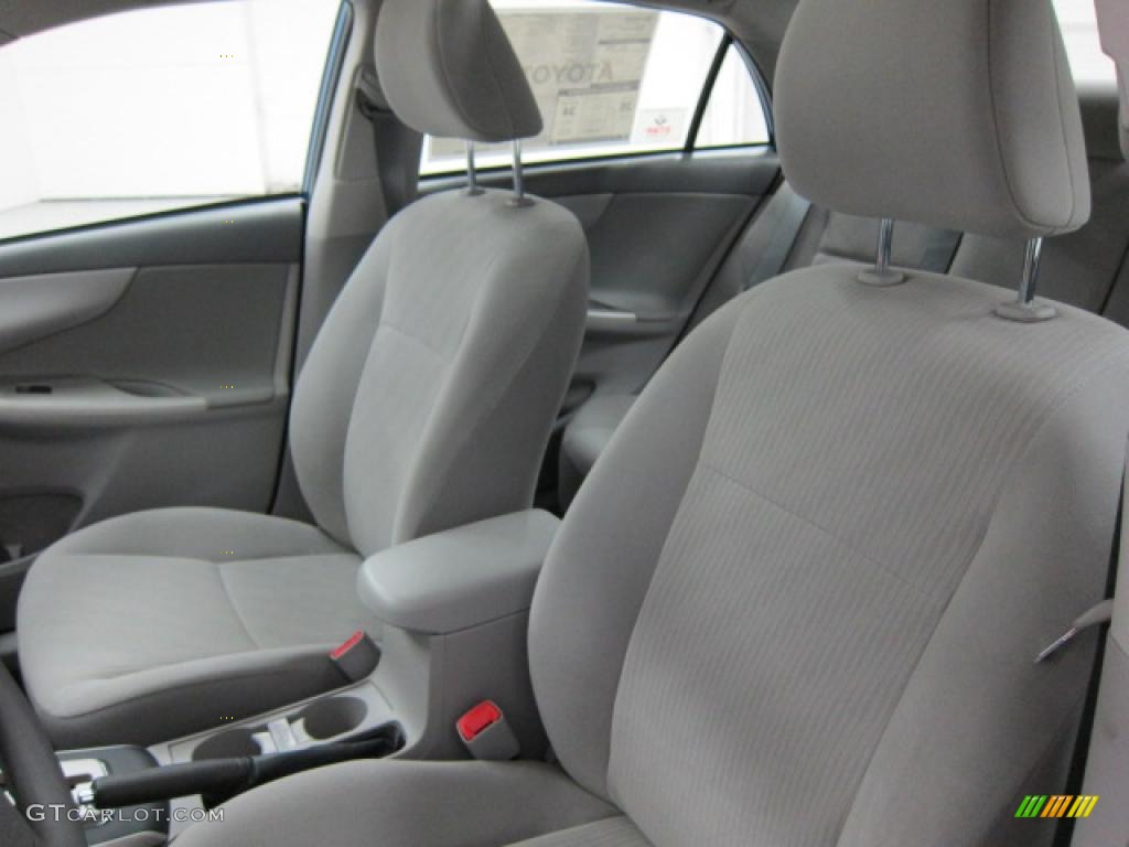 Ash Interior 2010 Toyota Corolla LE Photo #39532197