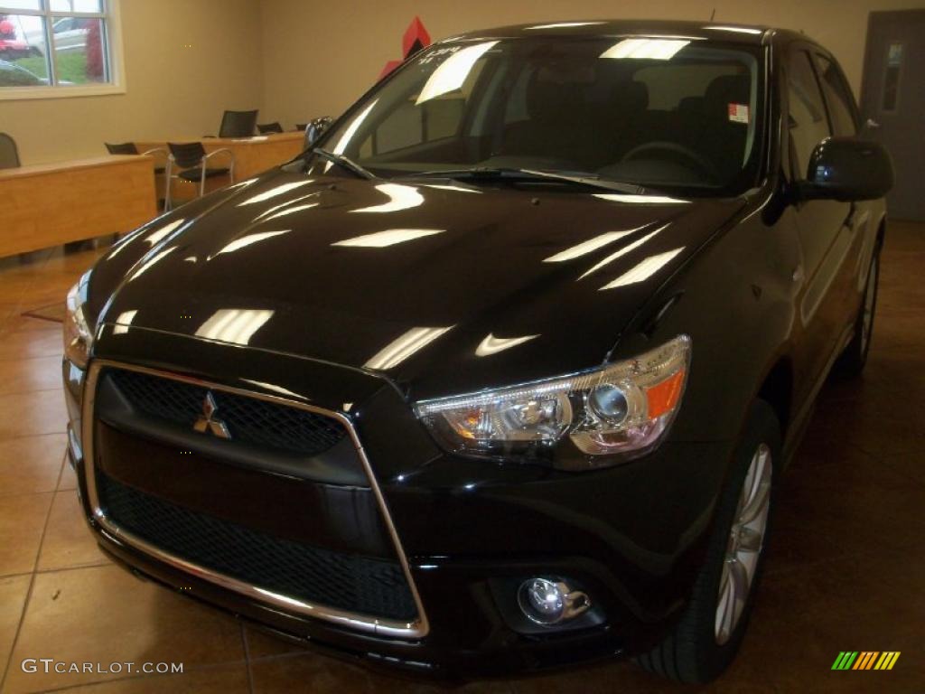 2011 Outlander Sport SE 4WD - Labrador Black Pearl / Black photo #1