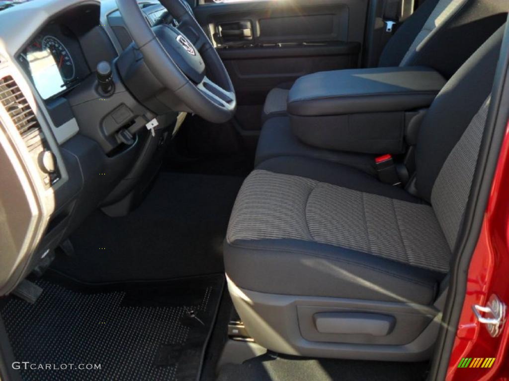 2011 Ram 1500 ST Quad Cab 4x4 - Deep Cherry Red Crystal Pearl / Dark Slate Gray/Medium Graystone photo #9