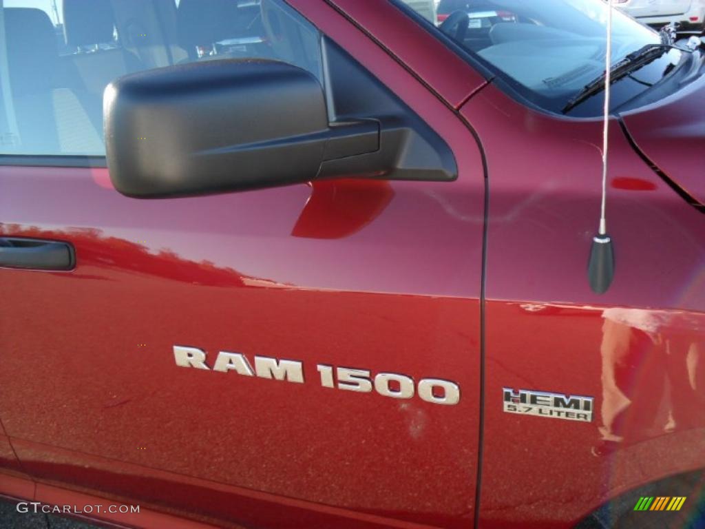 2011 Ram 1500 ST Quad Cab 4x4 - Deep Cherry Red Crystal Pearl / Dark Slate Gray/Medium Graystone photo #27