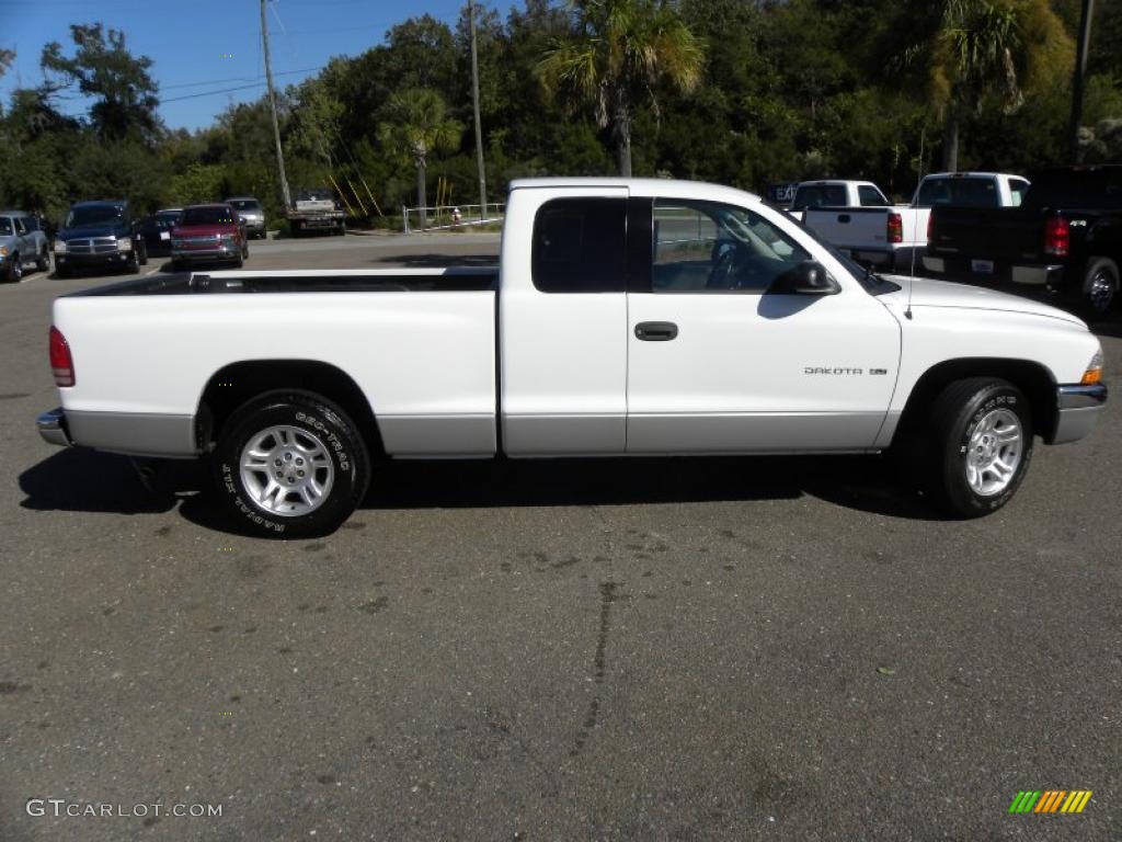 Bright White 2001 Dodge Dakota SLT Quad Cab Exterior Photo #39533333