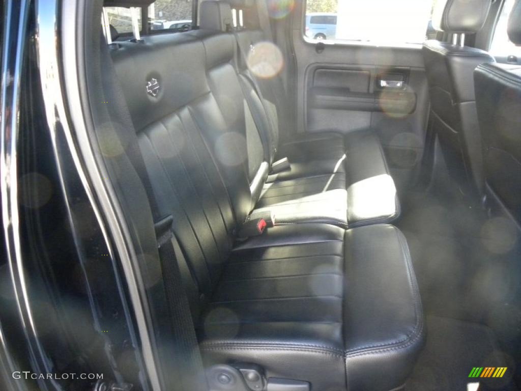 Black Interior 2007 Ford F150 Harley-Davidson SuperCrew 4x4 Photo #39534205