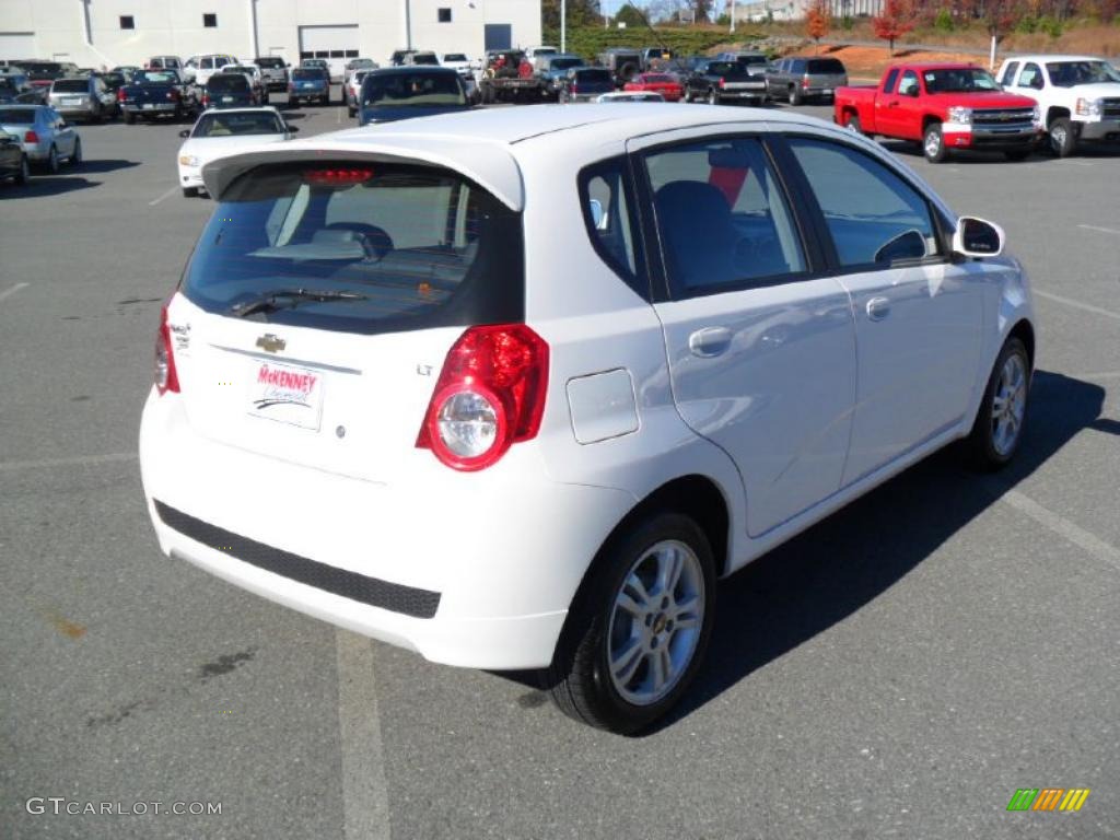 2010 Aveo Aveo5 LT - Summit White / Charcoal photo #3