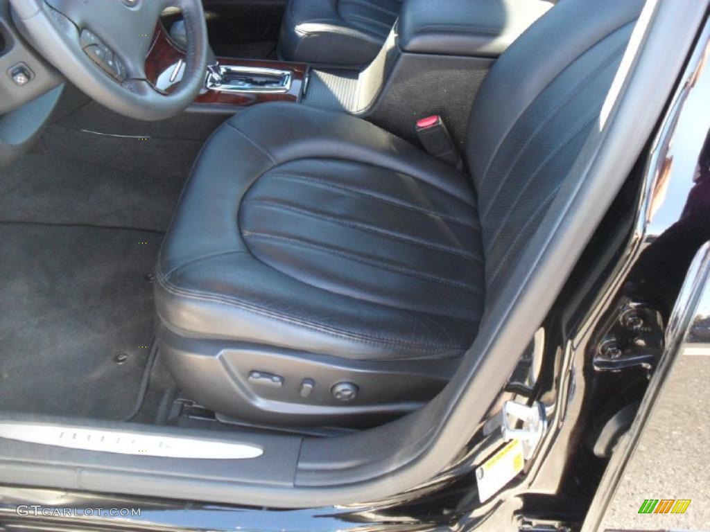 Ebony Interior 2008 Buick Lucerne CXS Photo #39536905