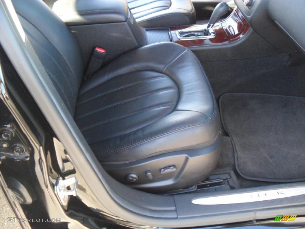 Ebony Interior 2008 Buick Lucerne CXS Photo #39537089