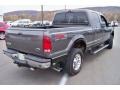 2005 Dark Shadow Grey Metallic Ford F250 Super Duty Lariat Crew Cab 4x4  photo #5