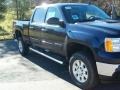 2011 Midnight Blue Metallic GMC Sierra 2500HD SLE Crew Cab 4x4  photo #2