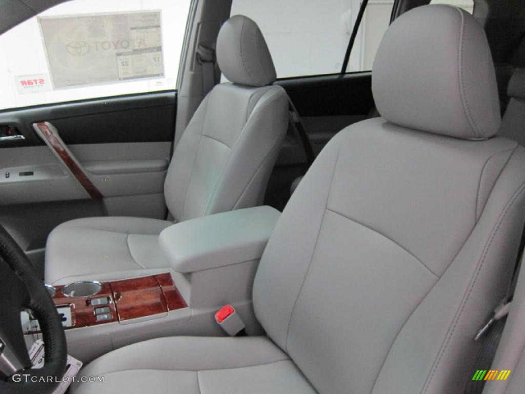 Ash Interior 2011 Toyota Highlander Limited 4WD Photo #39539030