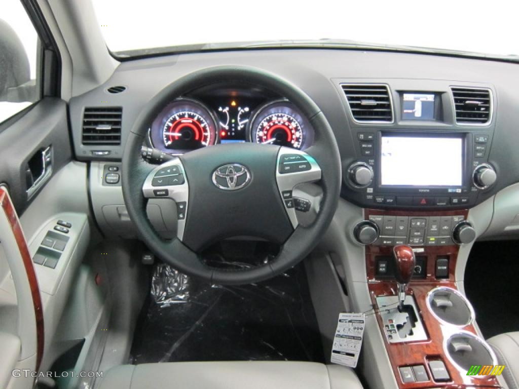 2011 Toyota Highlander Limited 4WD Ash Dashboard Photo #39539074
