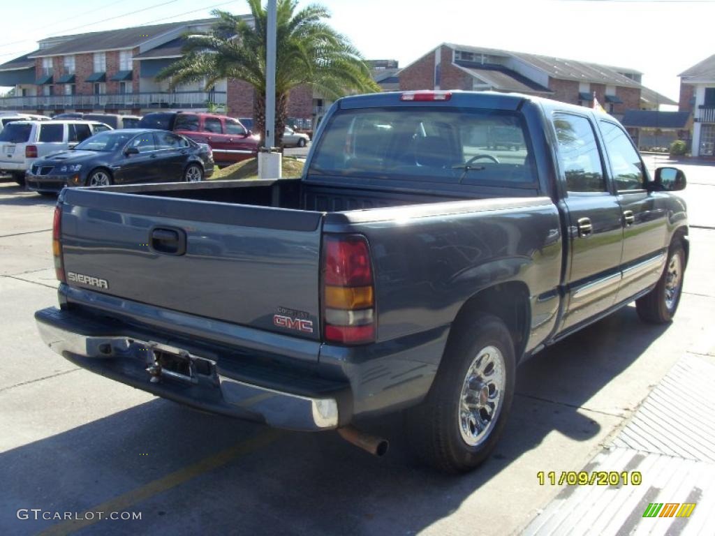 2006 Sierra 1500 SL Crew Cab - Stealth Gray Metallic / Dark Pewter photo #4