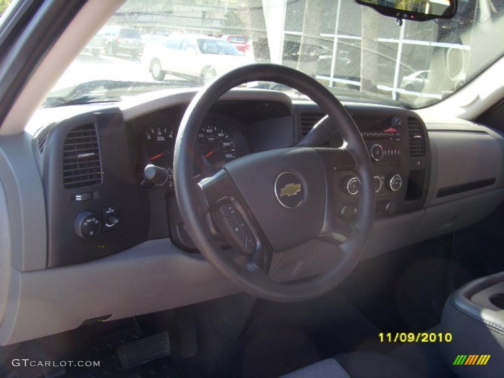 2008 Silverado 1500 LS Crew Cab - Graystone Metallic / Dark Titanium photo #8