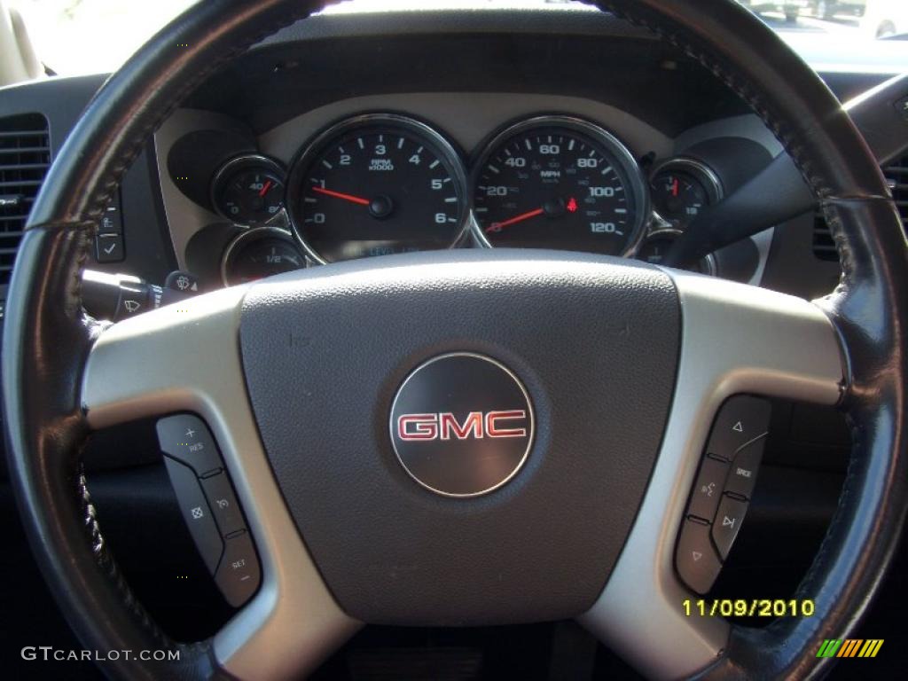 2008 Sierra 1500 SLE Crew Cab 4x4 - Stealth Gray Metallic / Dark Titanium photo #8