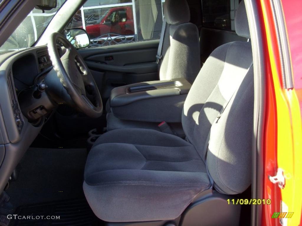 2005 Sierra 1500 Regular Cab - Fire Red / Dark Pewter photo #9