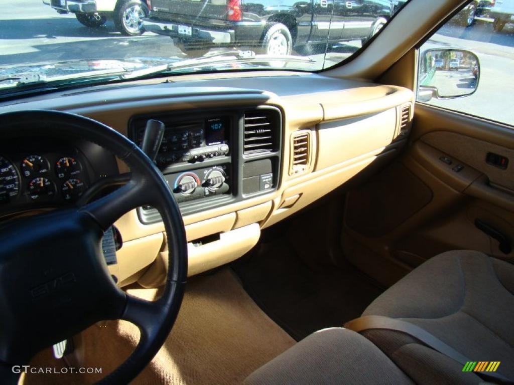 1999 Sierra 1500 SL Extended Cab - Meadow Green Metallic / Oak photo #18